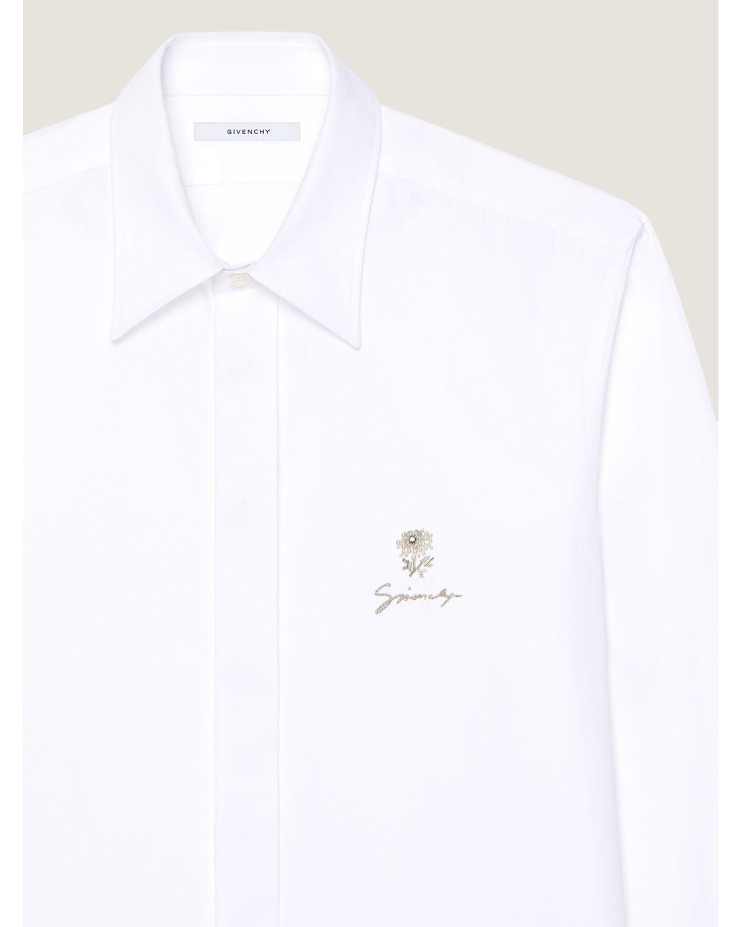 Givenchy White Slim Fit Shirt for men