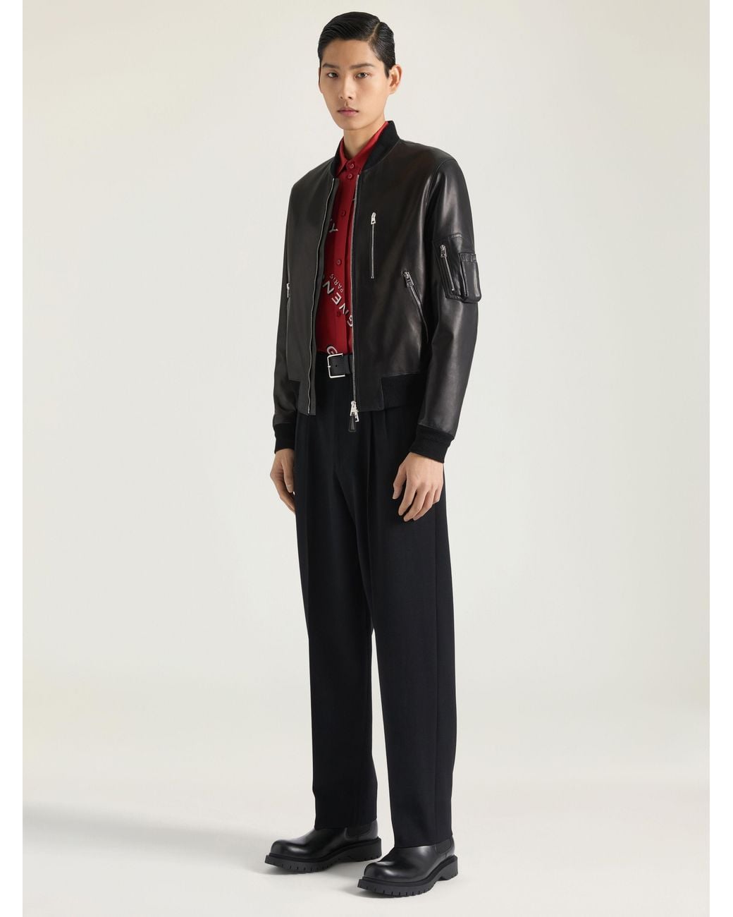 Givenchy Black Aviator Jacket for men