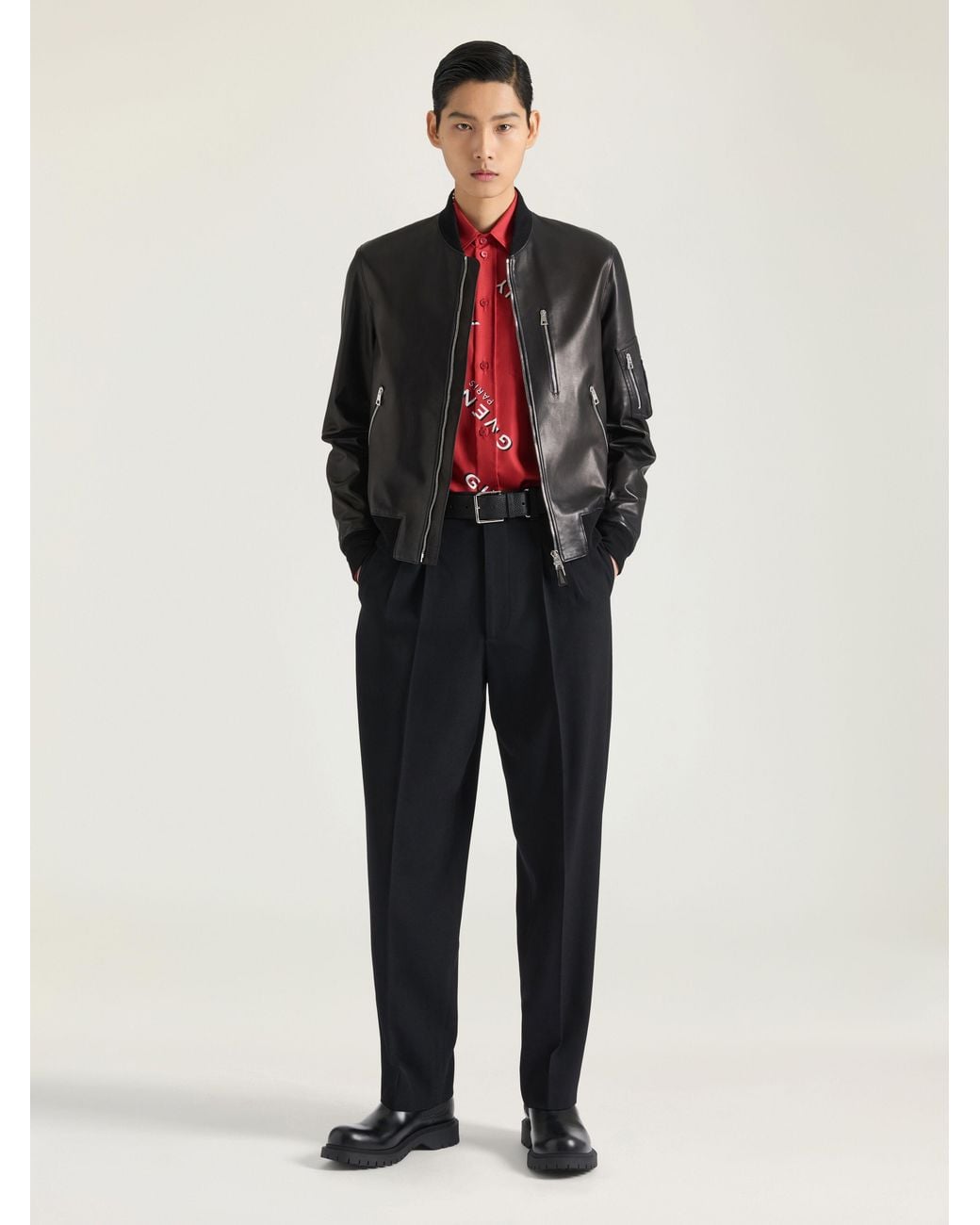 Givenchy Black Aviator Jacket for men