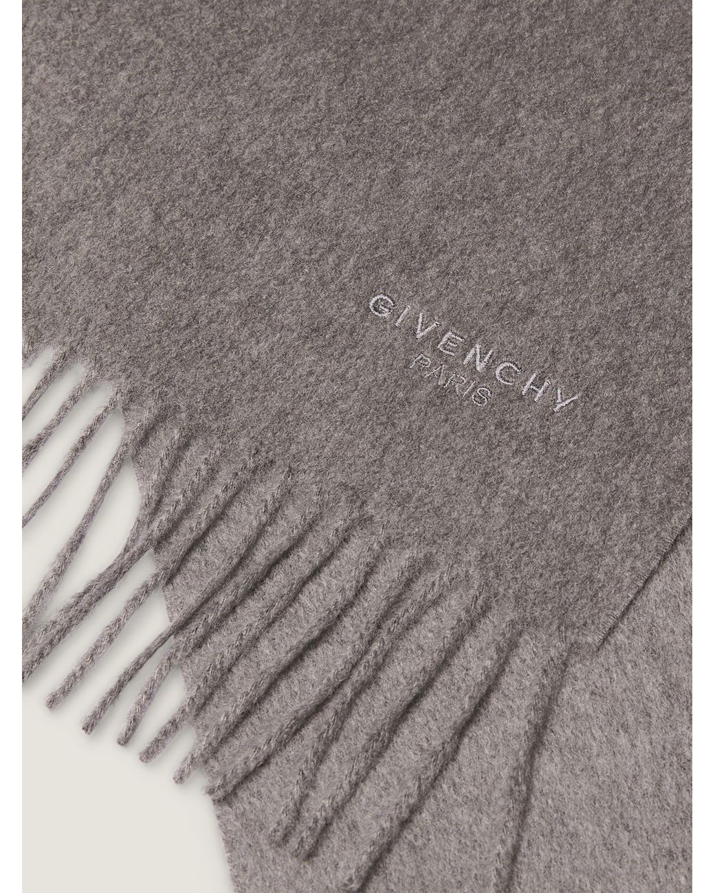 Givenchy Gray Paris Scarf for men