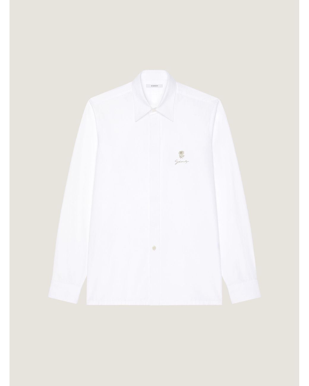 Givenchy White Slim Fit Shirt for men