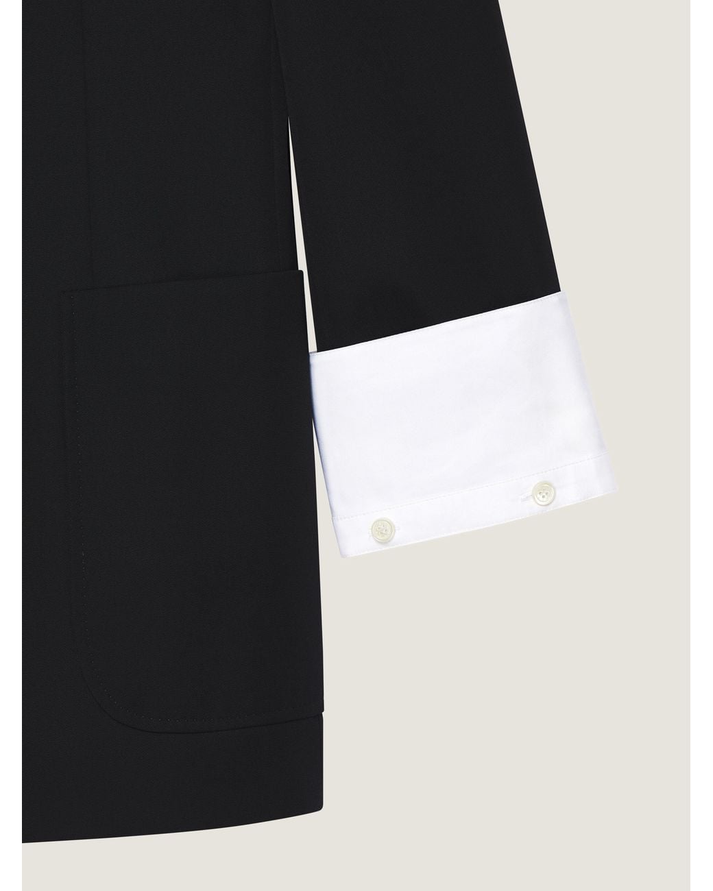 Givenchy Black Double-Breasted Slim Fit Jacket for men