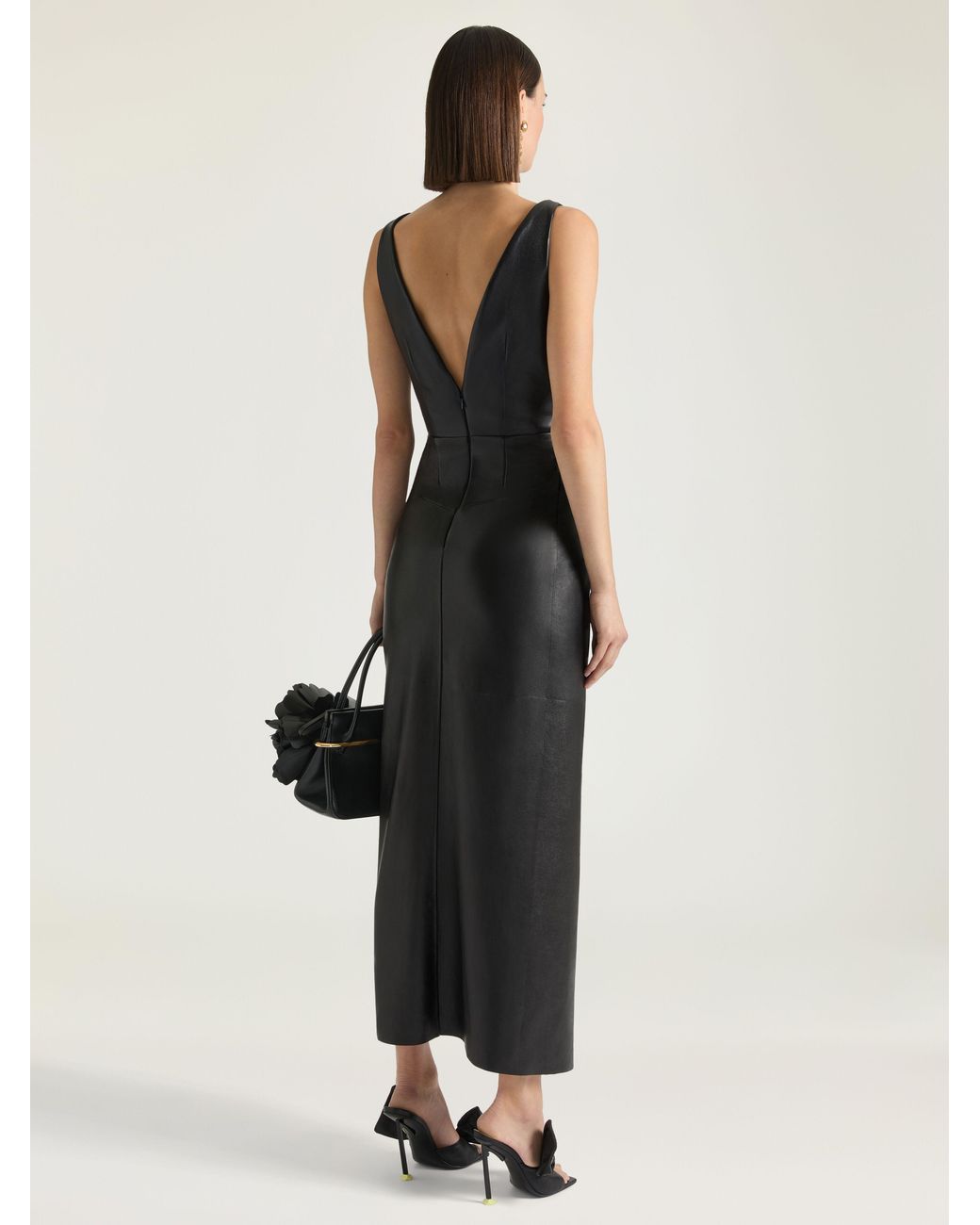 Givenchy Metallic Long Wrapped Dress