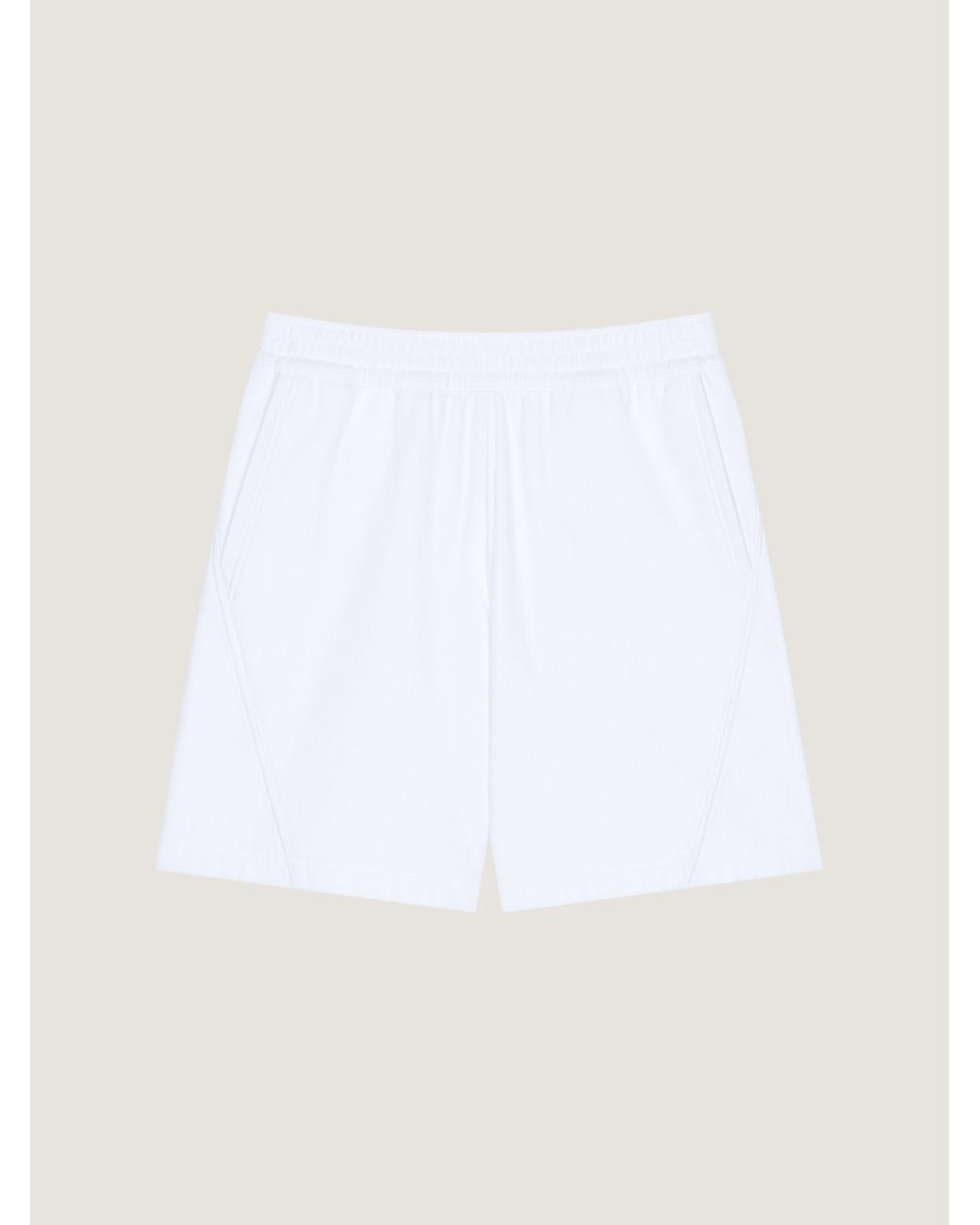 Givenchy White Couture Seam Bermuda Shorts for men