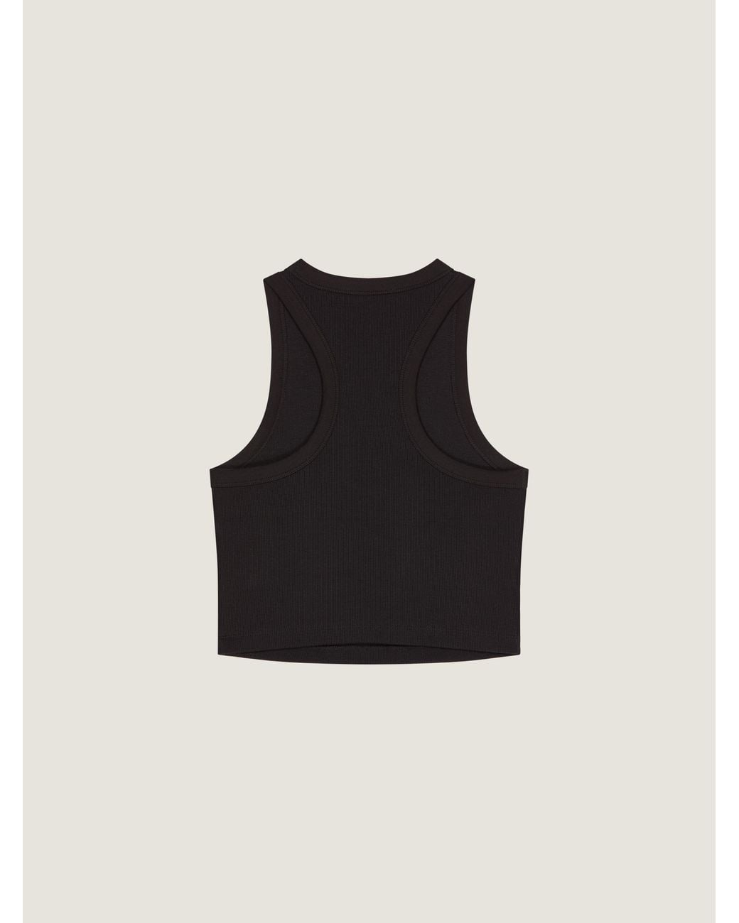 Givenchy Black Cropped Tank Top