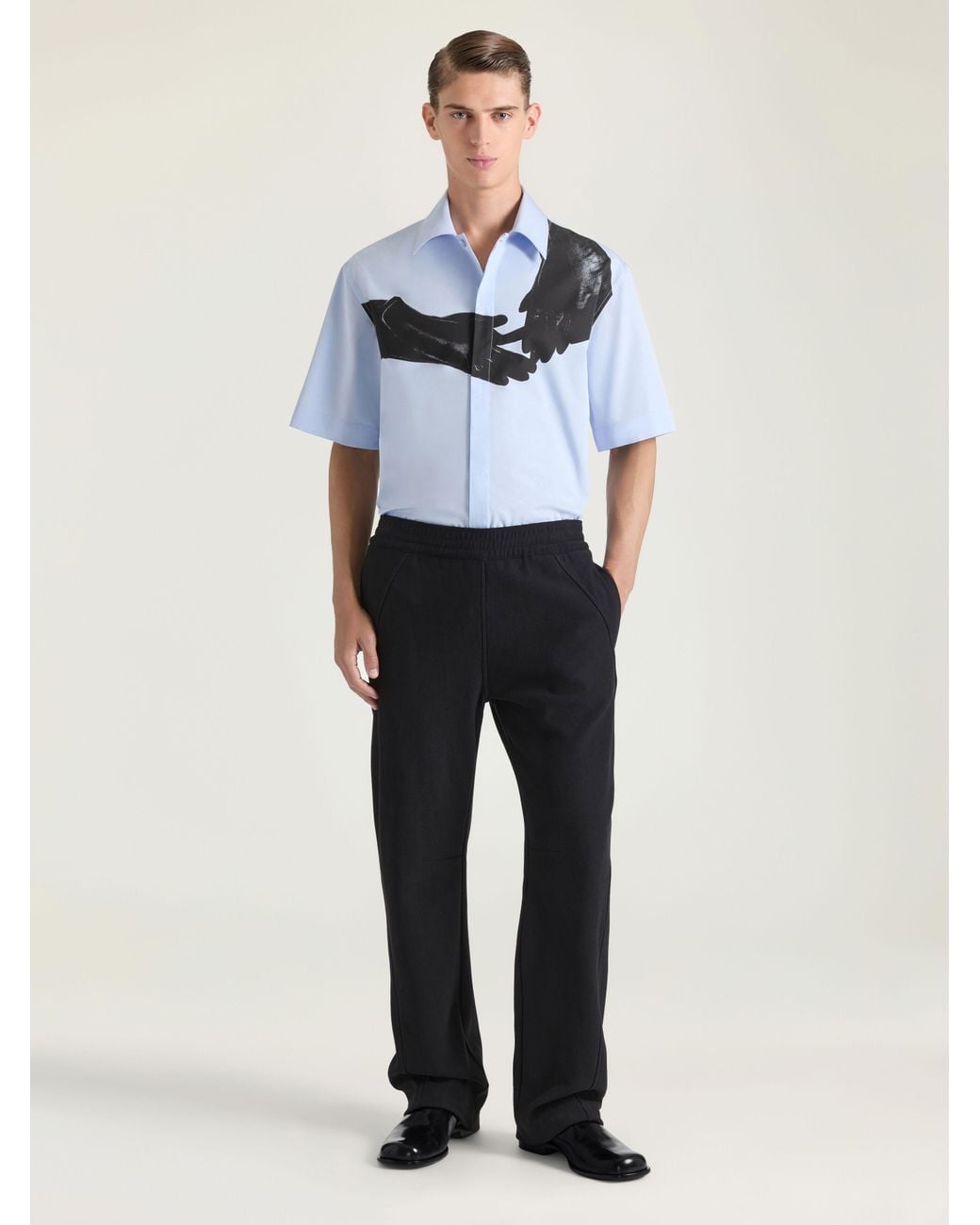Givenchy Black Couture Seam Joggers for men