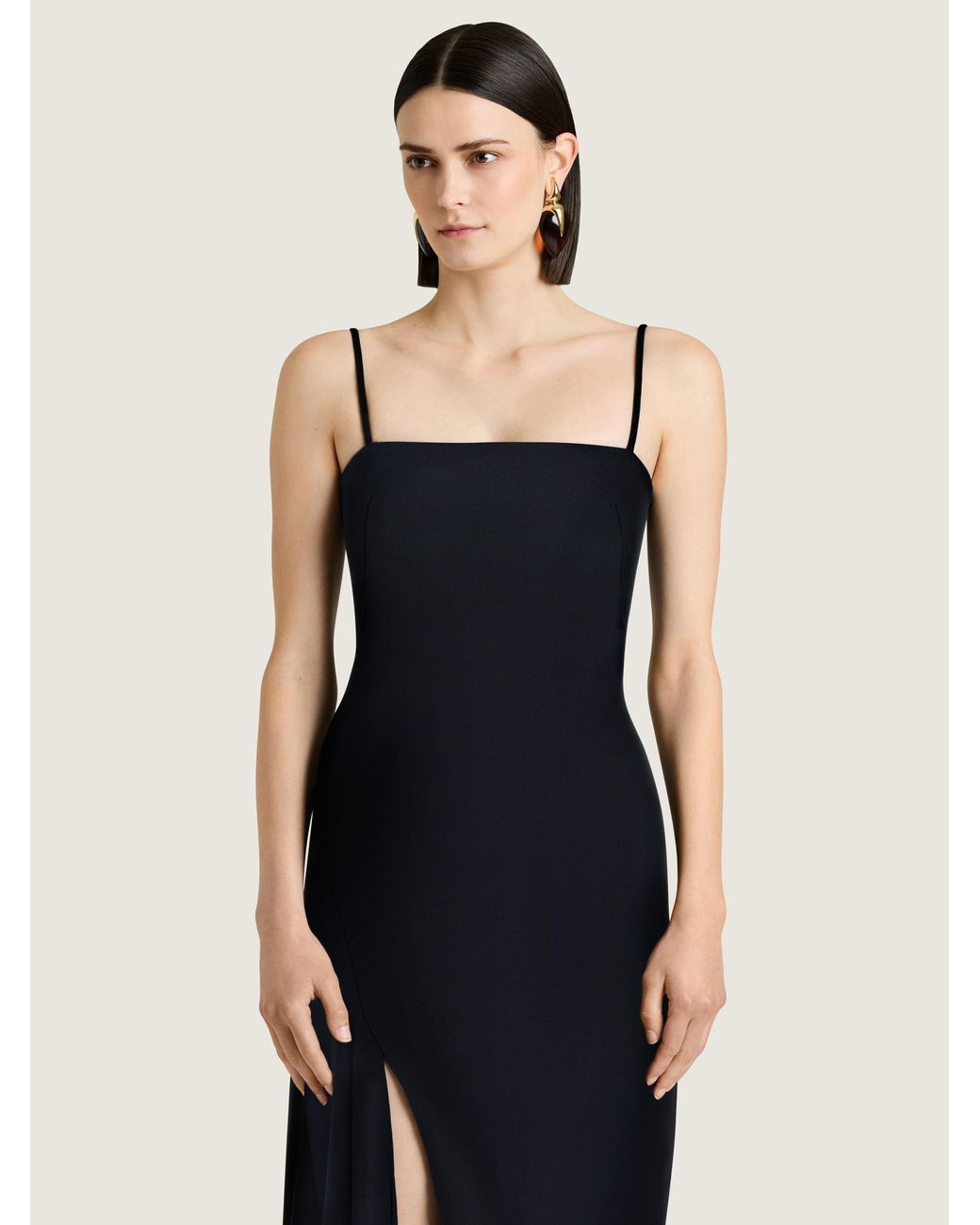 Givenchy White Sliced Long Slashed Dress