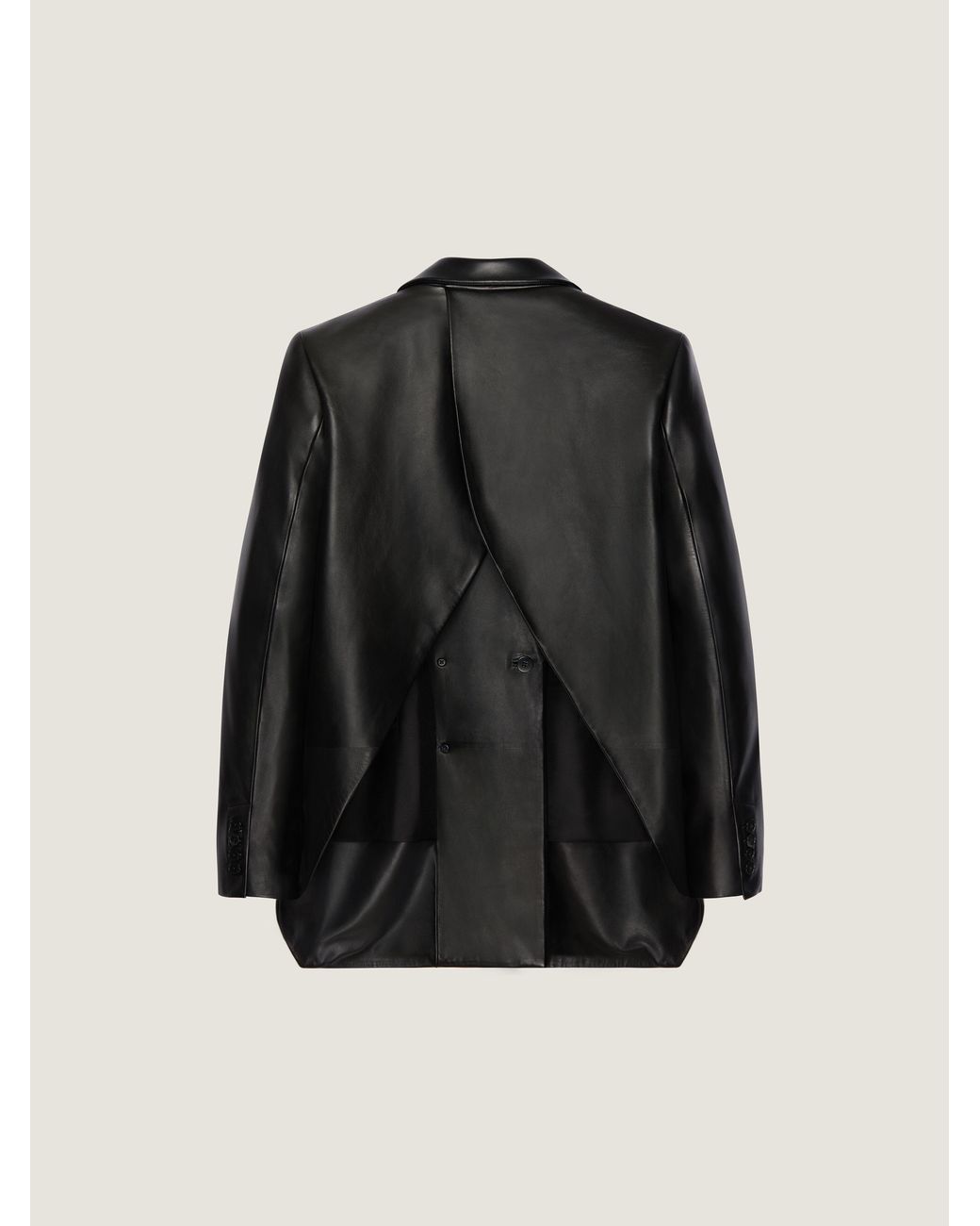 Givenchy Black Double-Breasted Slashed Jacket