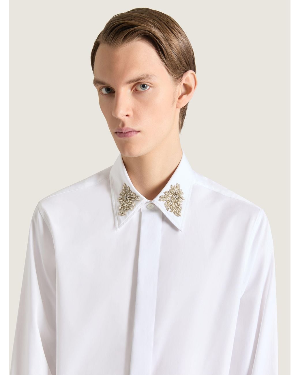 Givenchy White Slim Shirt for men