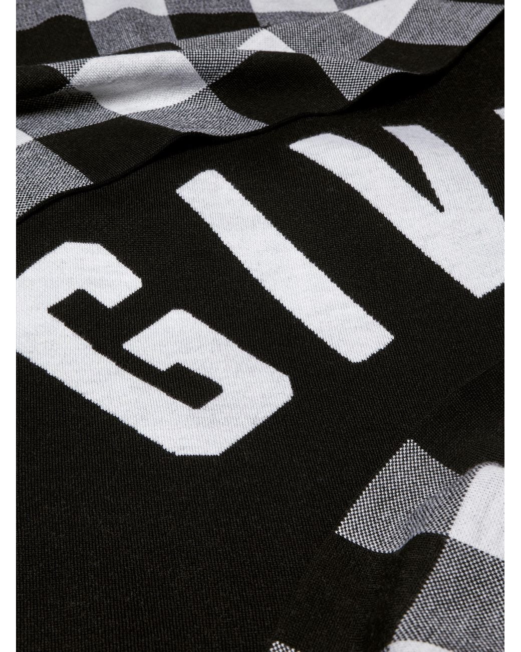 Givenchy Black Paris Double Sided Blanket for men