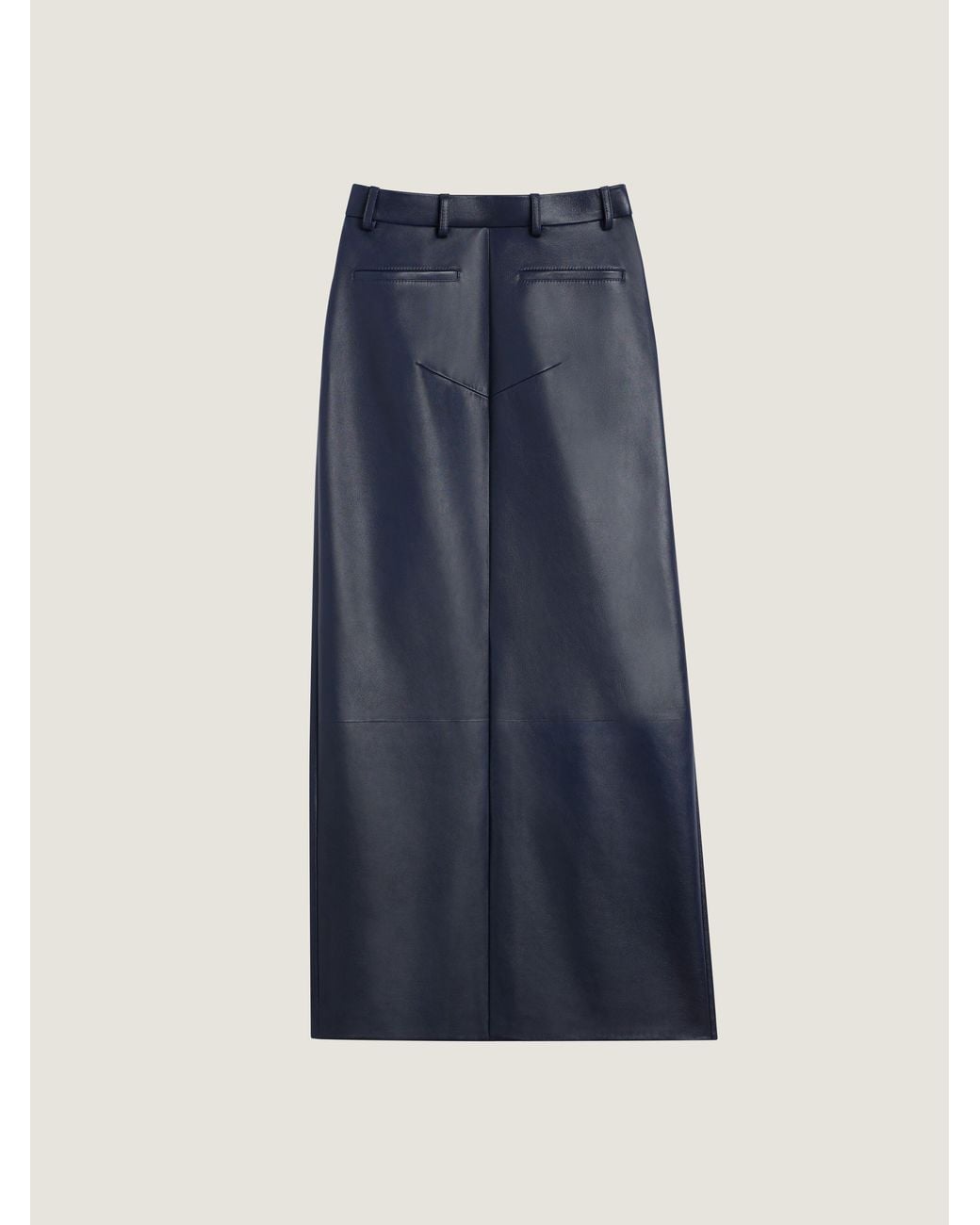 Givenchy Blue Slashed Midi Skirt