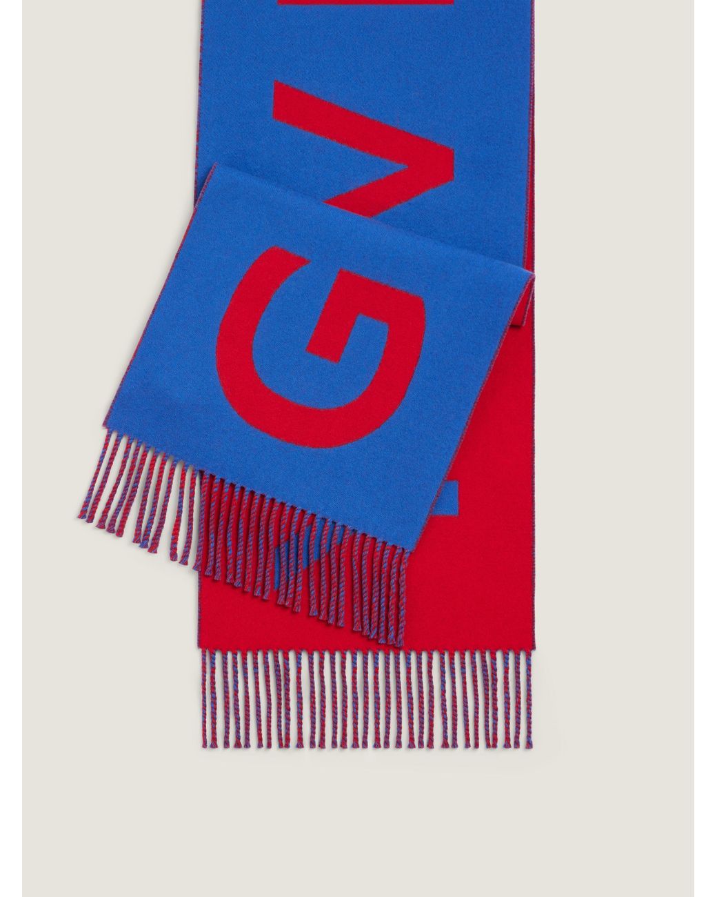 Sciarpa reversibile in lana di Givenchy in Blue da Uomo