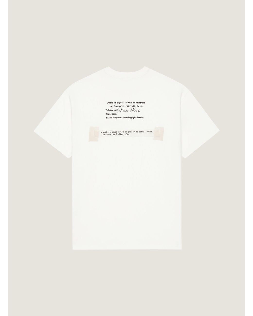 Givenchy Natural T-Shirt for men