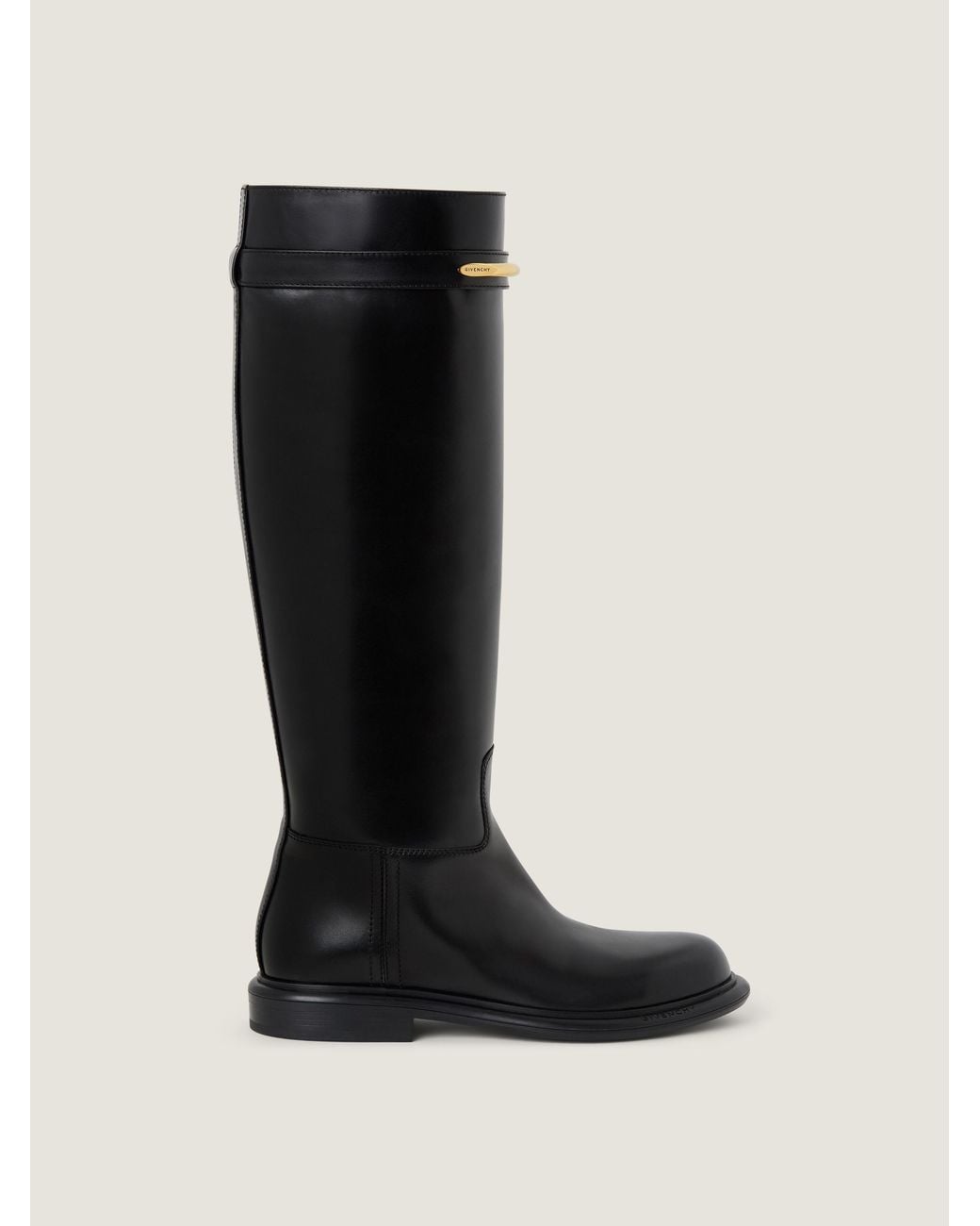 Givenchy Black Pinch Flat Boots