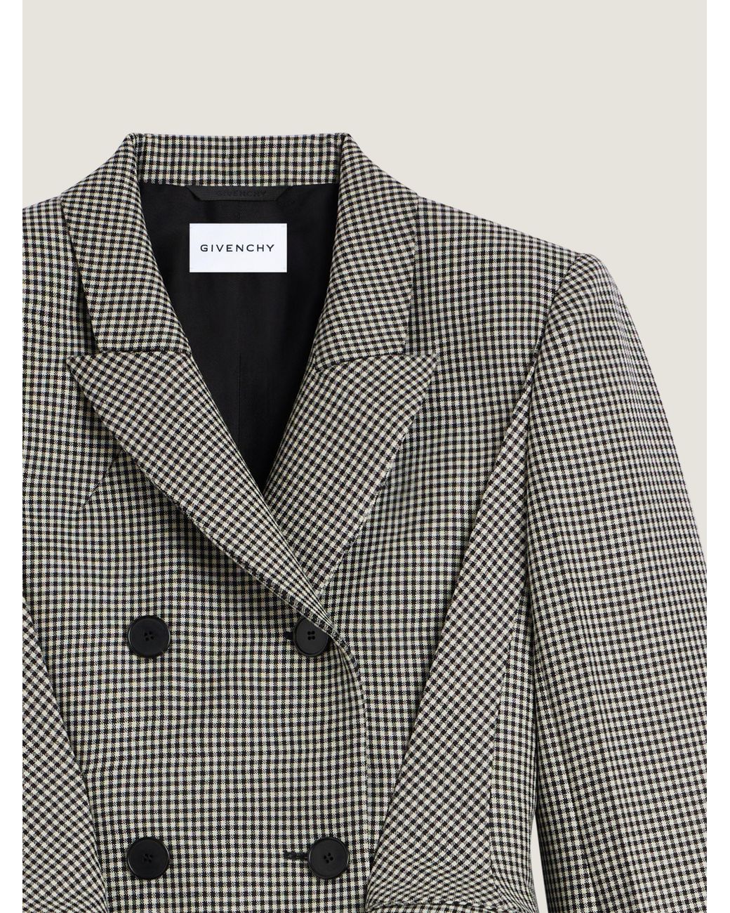 Givenchy Gray Pinch Double-Breasted Jacket