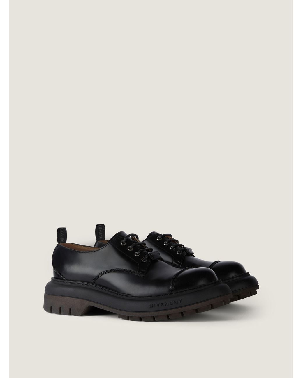 Derbies Cargo en cuir Givenchy pour homme en coloris Black