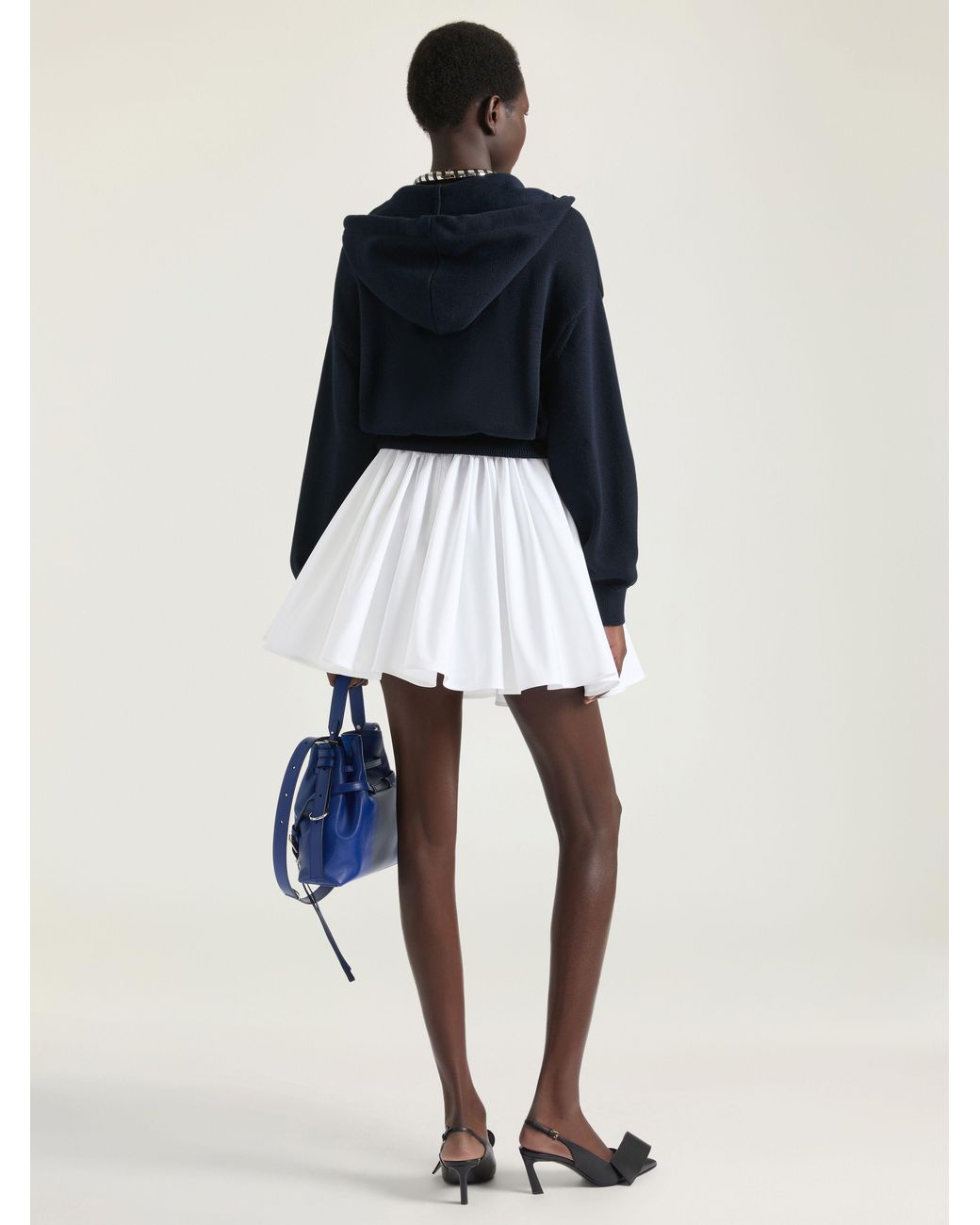 Givenchy Blue Zipped Hoodie
