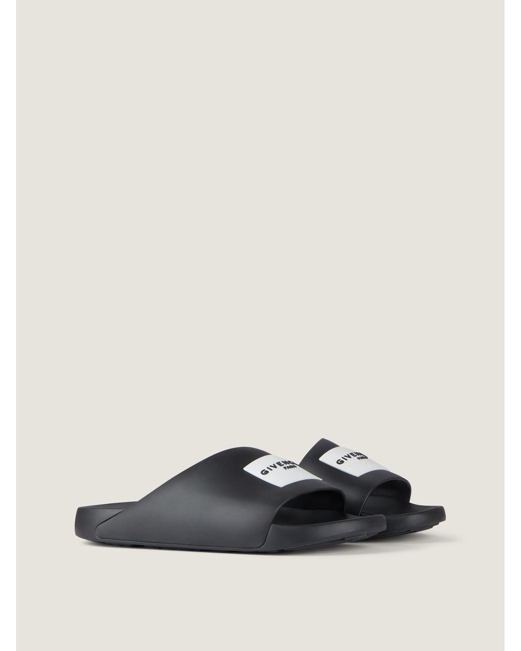 Givenchy White Label Slide Mules for men