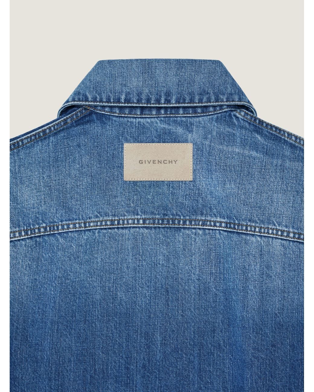 Givenchy Blue Trapeze Jacket