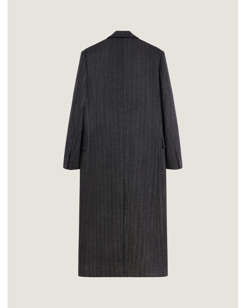 Givenchy Black Long Tailored Coat