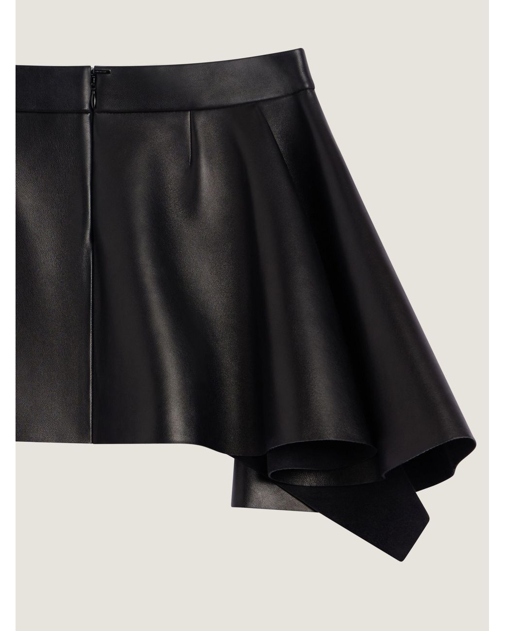 Givenchy Black Slashed Mini Skirt