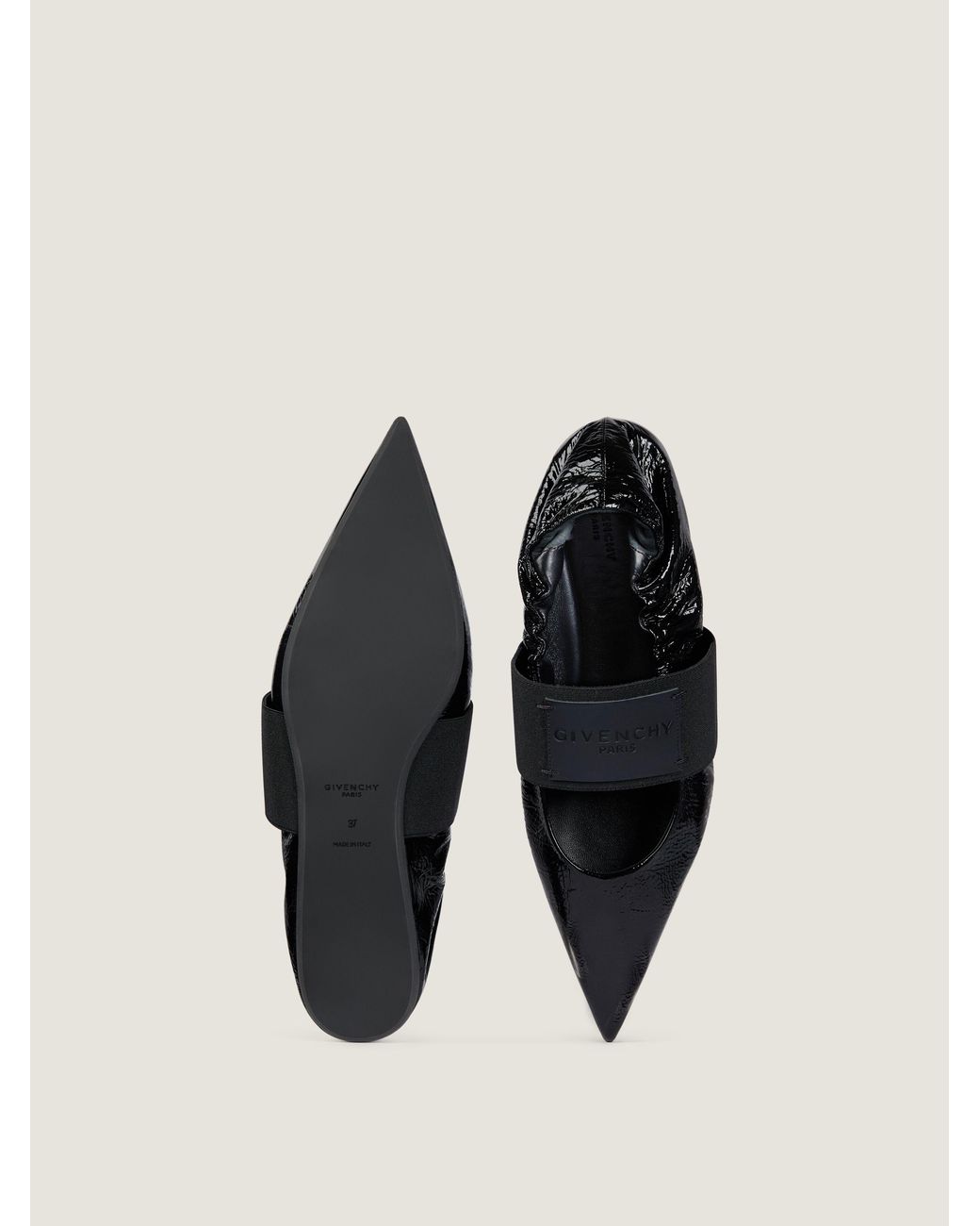 Givenchy White Crush Ballerinas