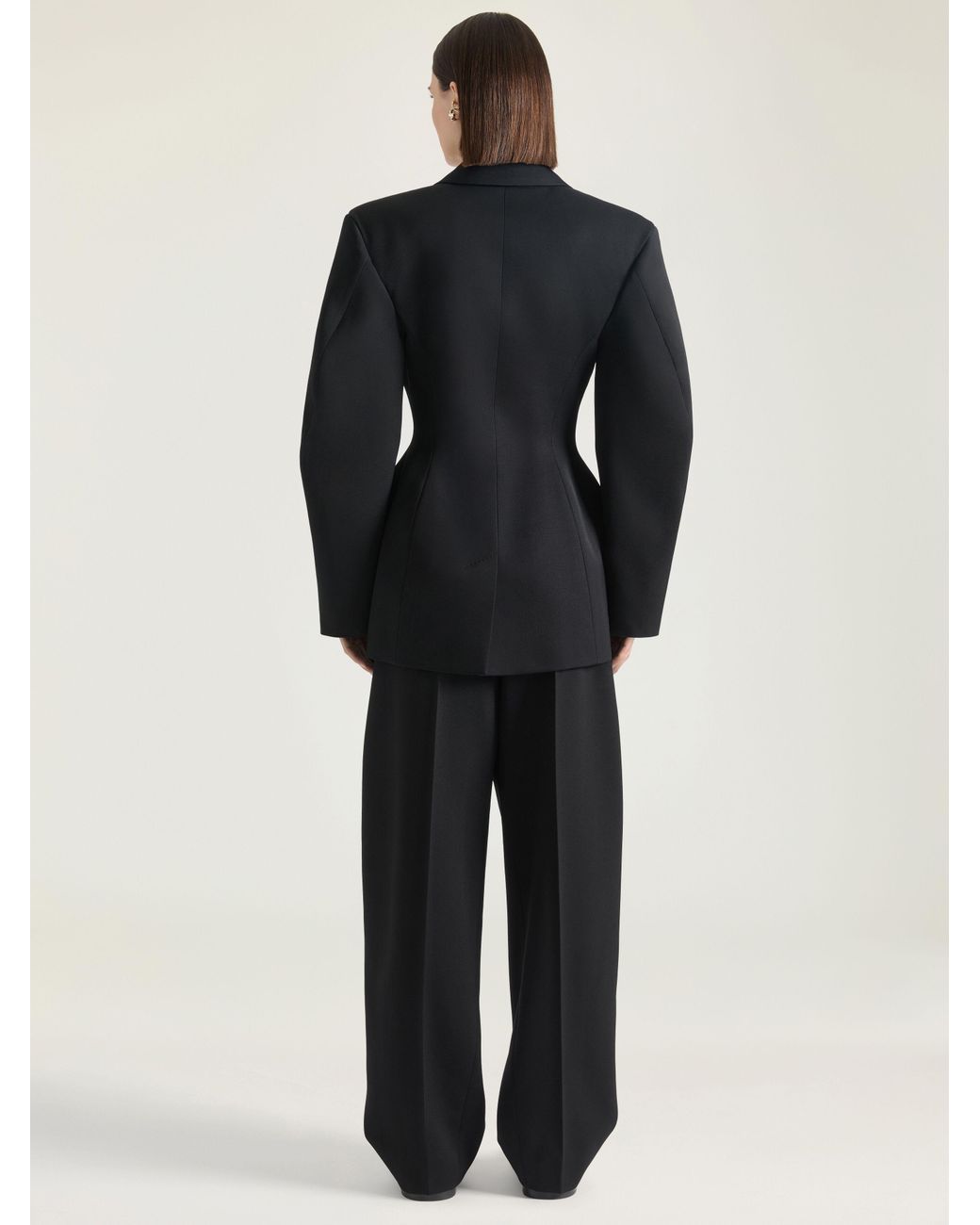 Givenchy Black Single-Breasted Cocoon Jacket