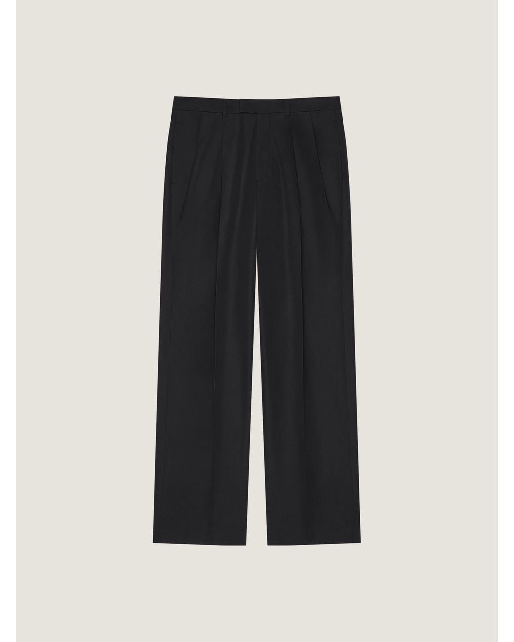 Givenchy Black Givenchy High-Waisted Tailored Trousers for men