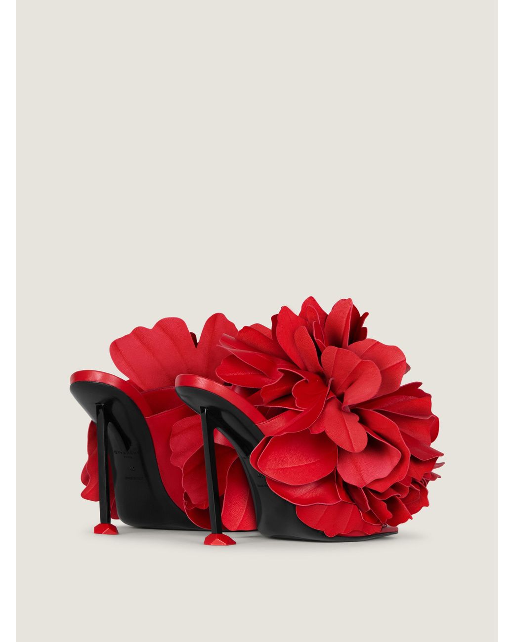 Givenchy Red Boudoir Heeled Mules
