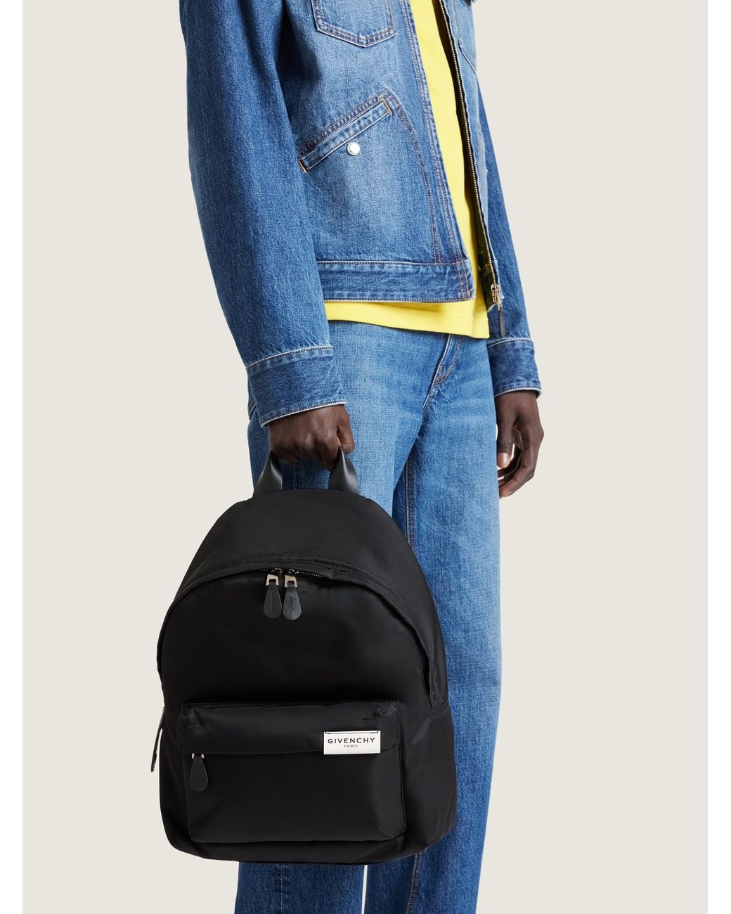 Givenchy Black Cargo Backpack for men