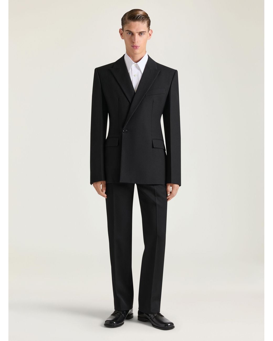 Givenchy Black Single-Breasted Form Fit Jacket for men