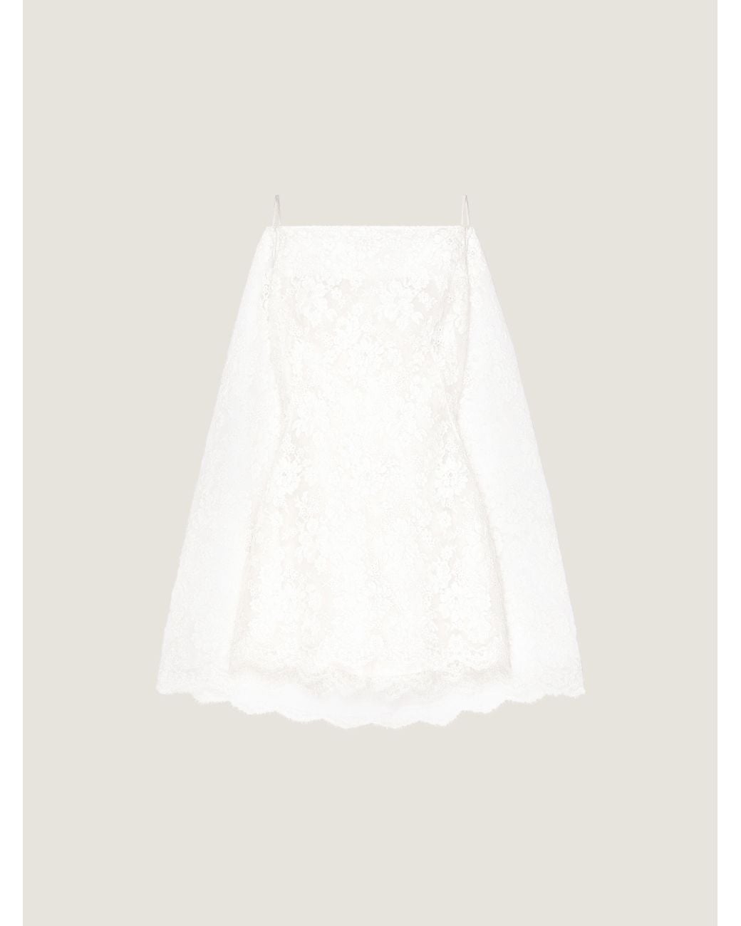 Givenchy White Sliced Mini Dress