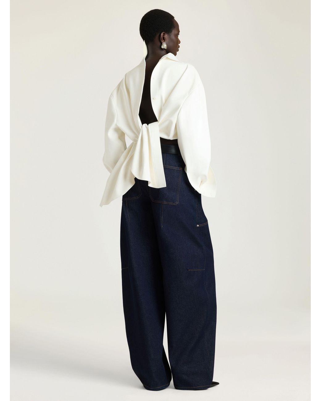Givenchy Natural Back-To-Front Tie-Up Shirt