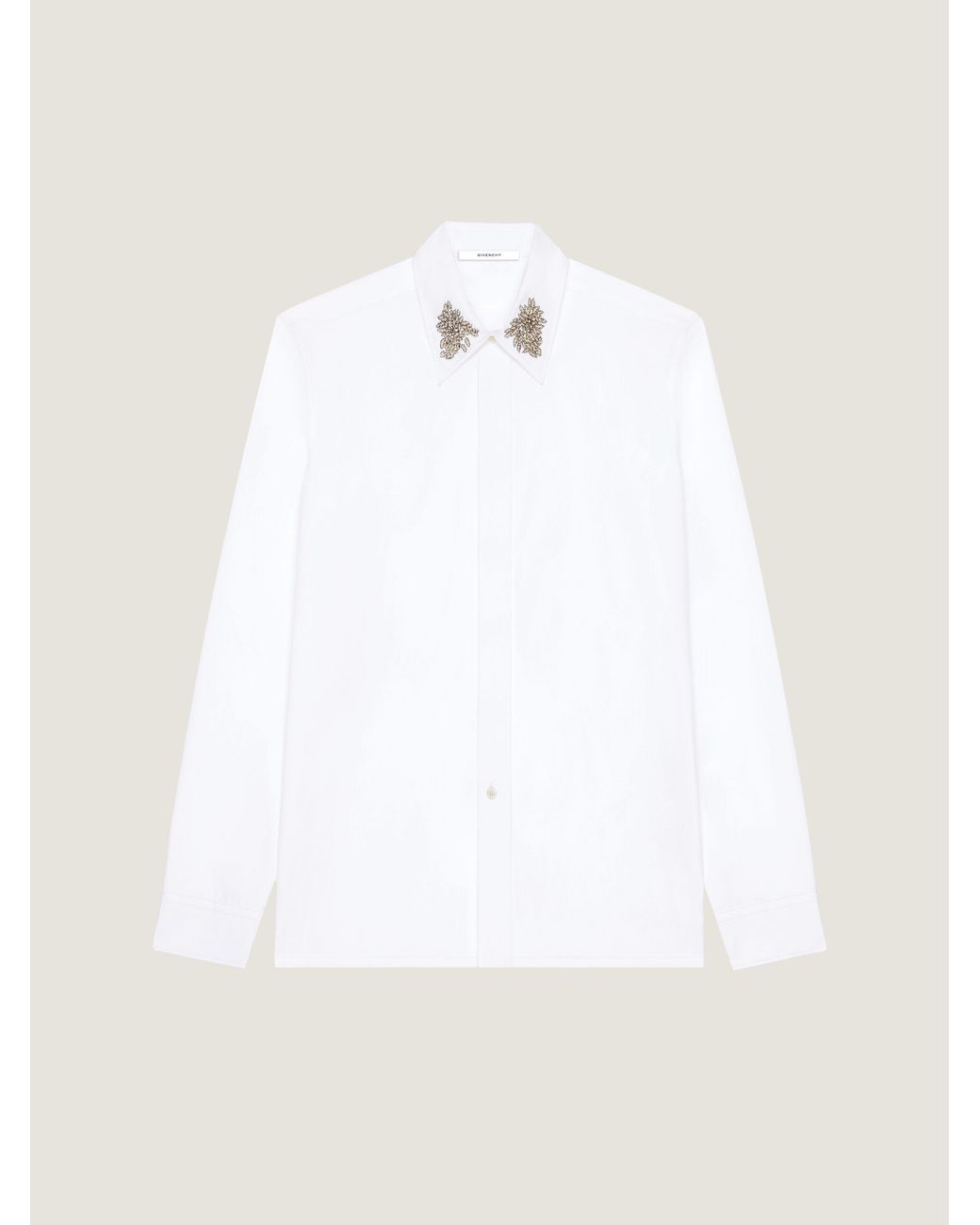 Givenchy White Slim Shirt for men
