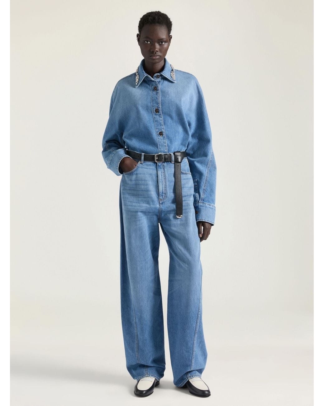 Givenchy Blue Washed Cocoon Jeans