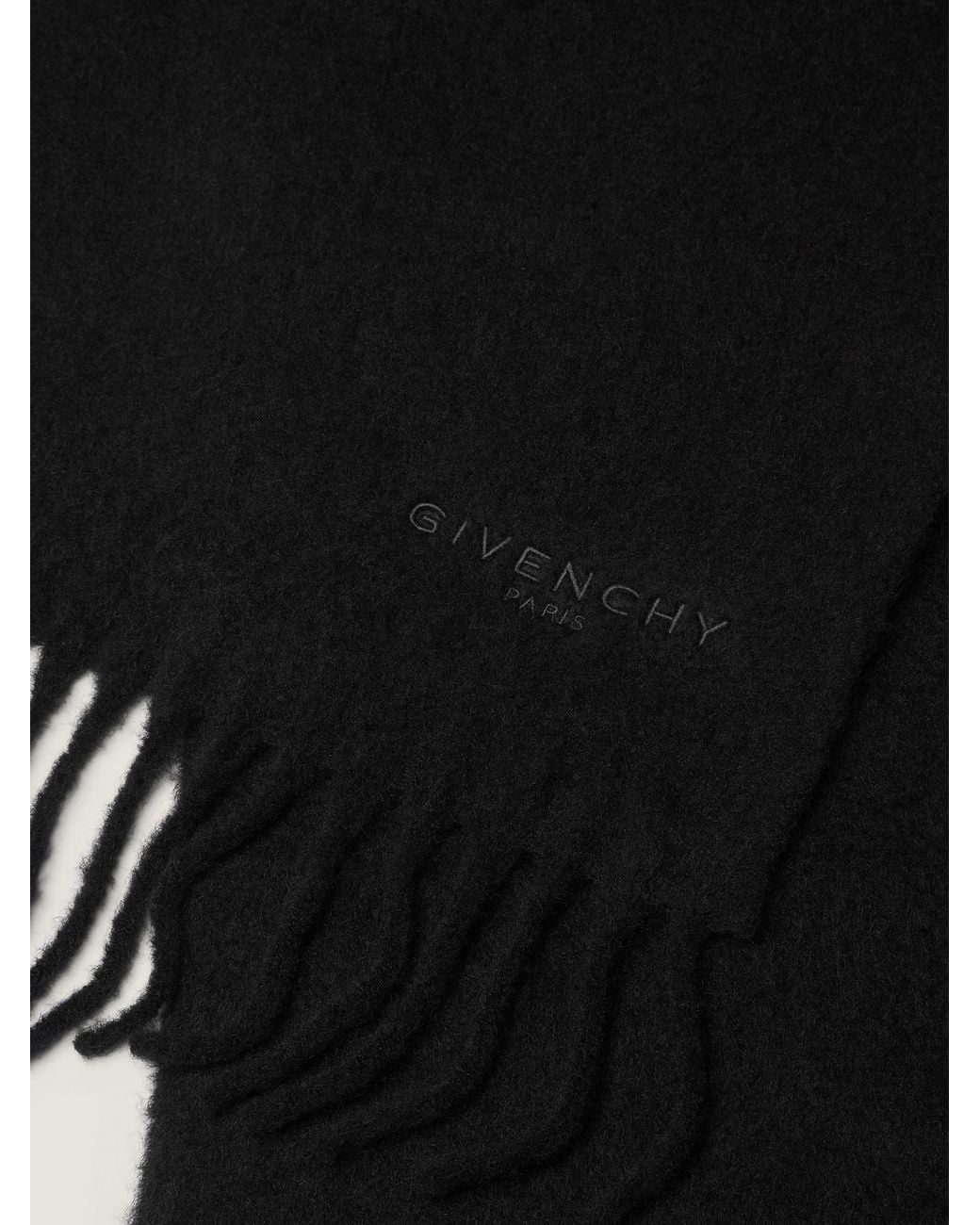 Givenchy Black Paris Large Scarf