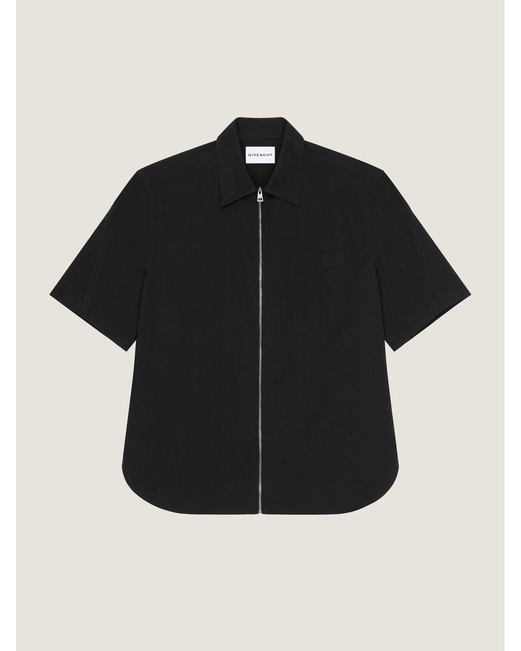 Givenchy Natural Couture Seam Zipped Shirt for men