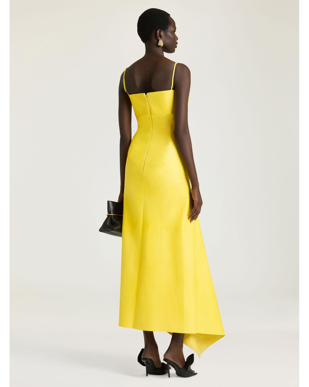 Givenchy Yellow Slashed Dress