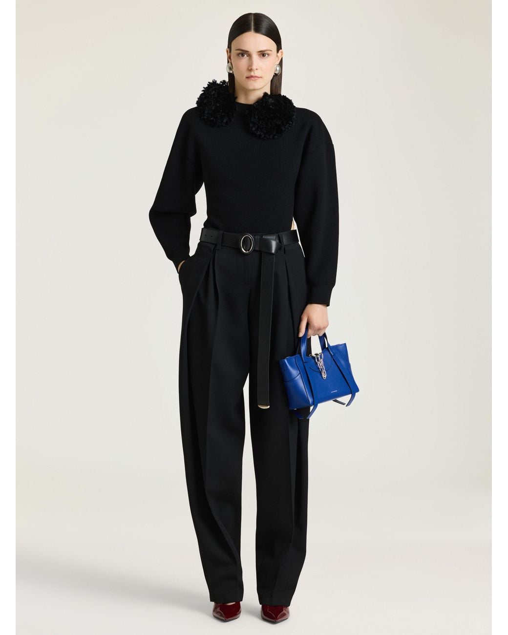 Givenchy Black Pinch Pants
