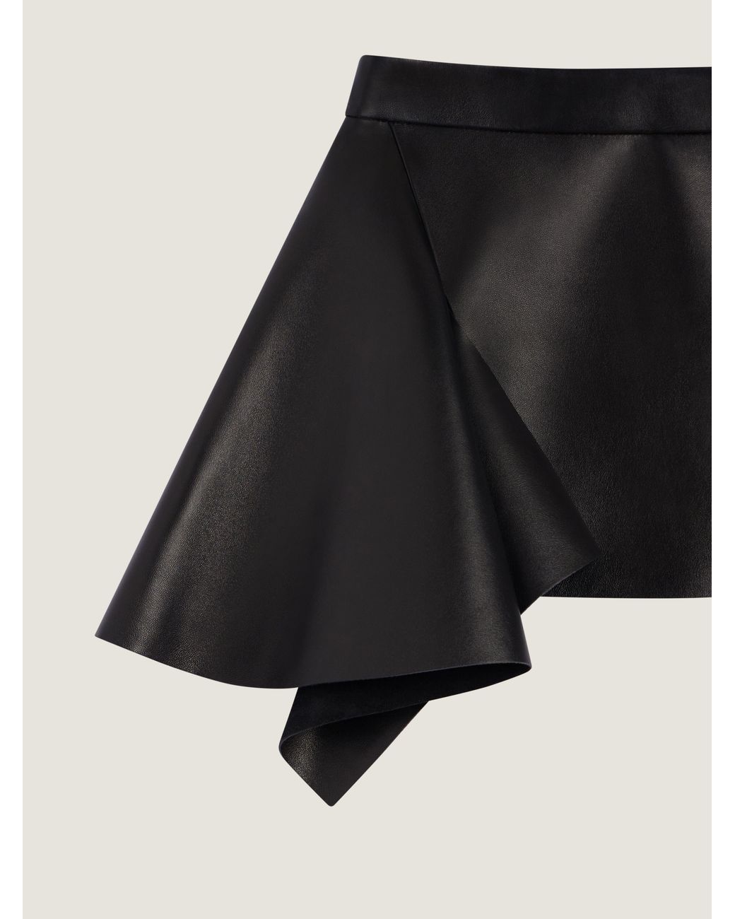 Givenchy Black Slashed Mini Skirt