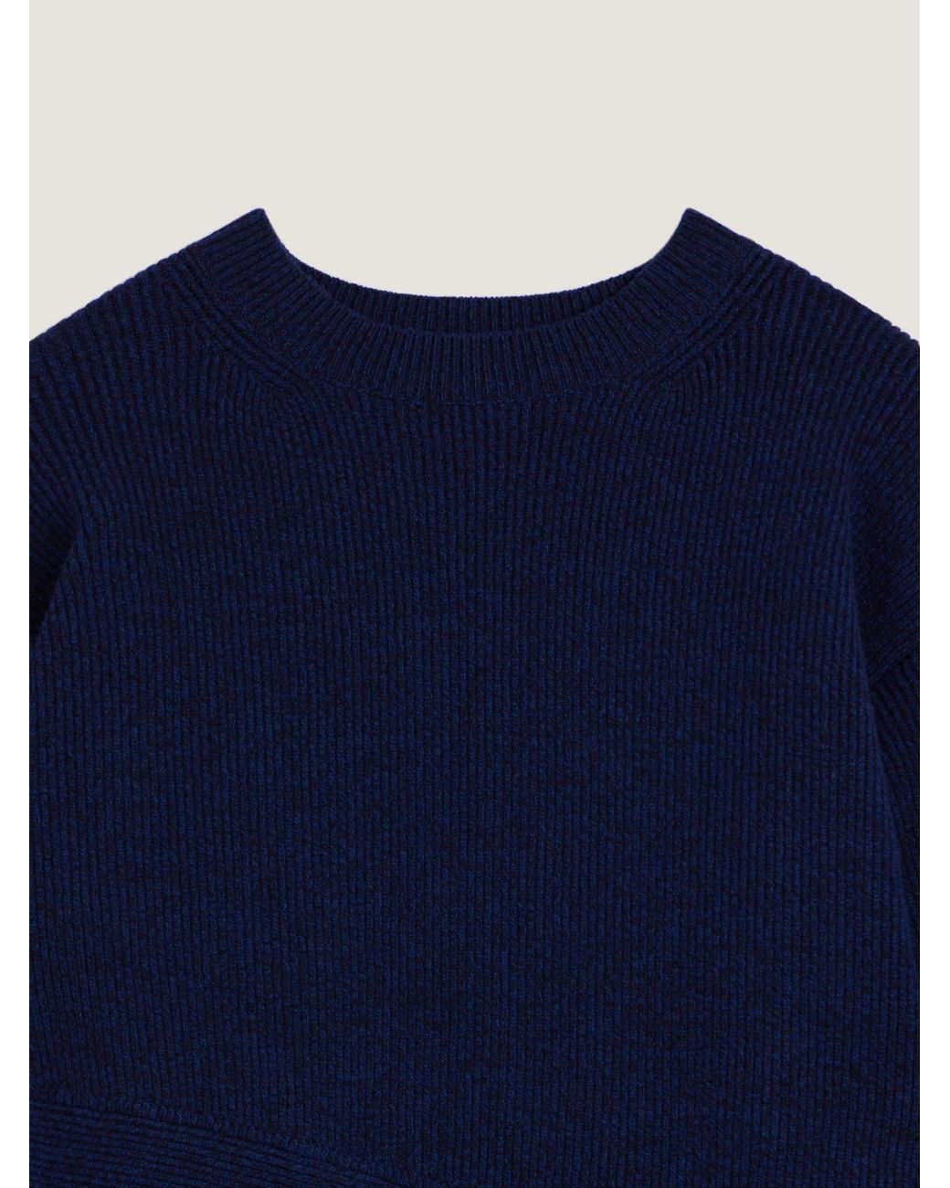 Givenchy Blue Asymmetric Sweater