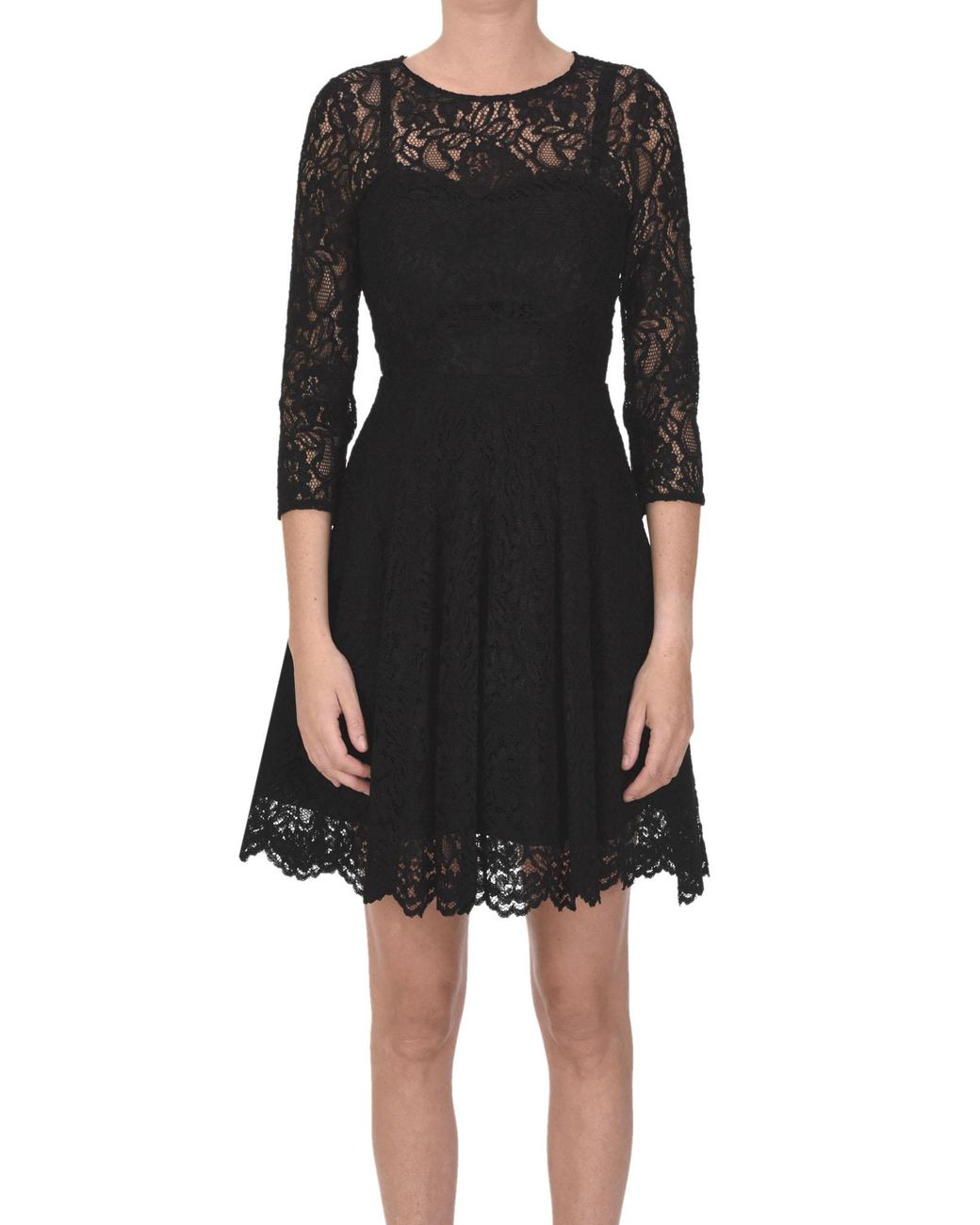 Vestito Lungo Flavio Castellani Abito Pizzo Flavio Castellani