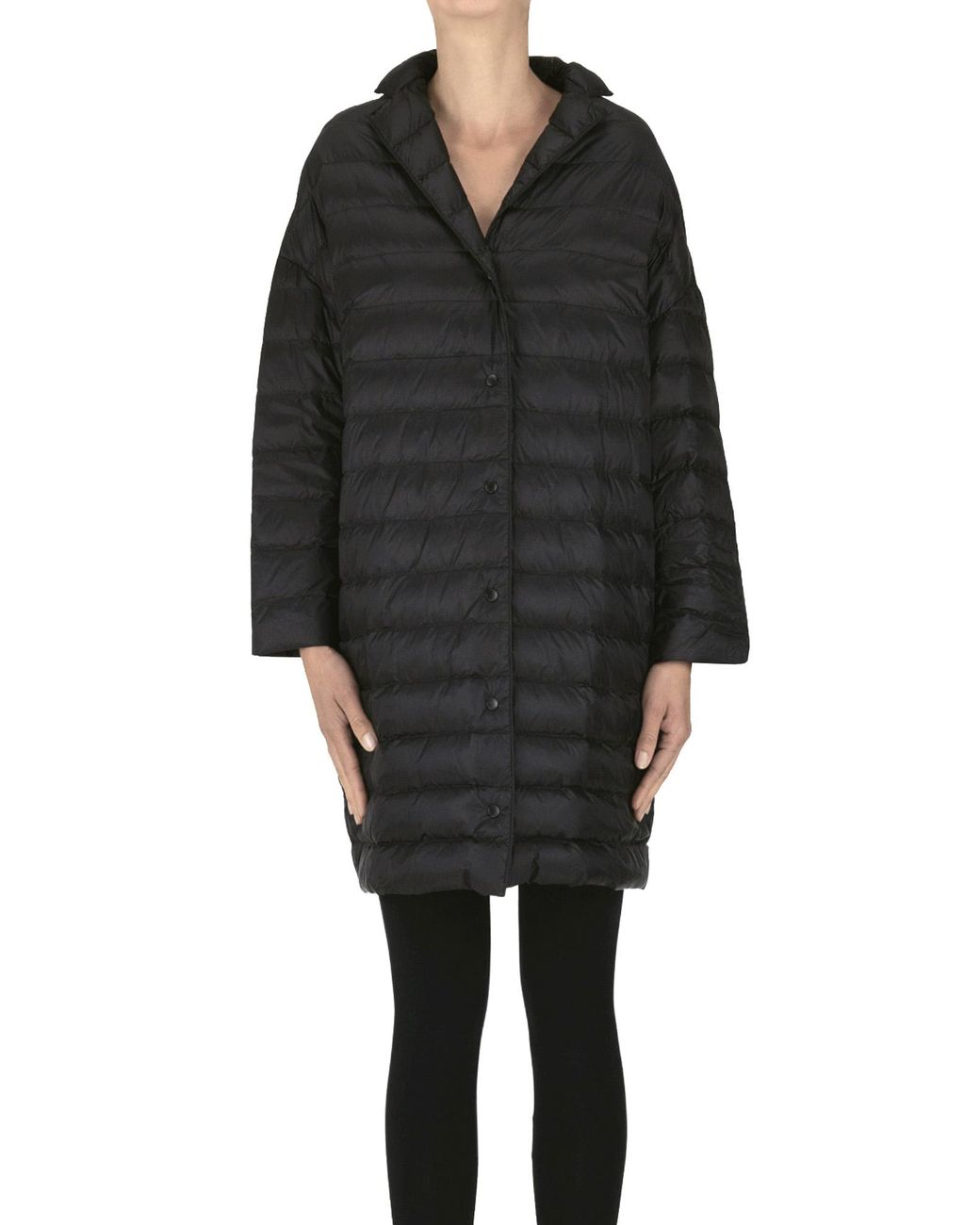 Kiltie Black Quilted Lightweight Down Jacket