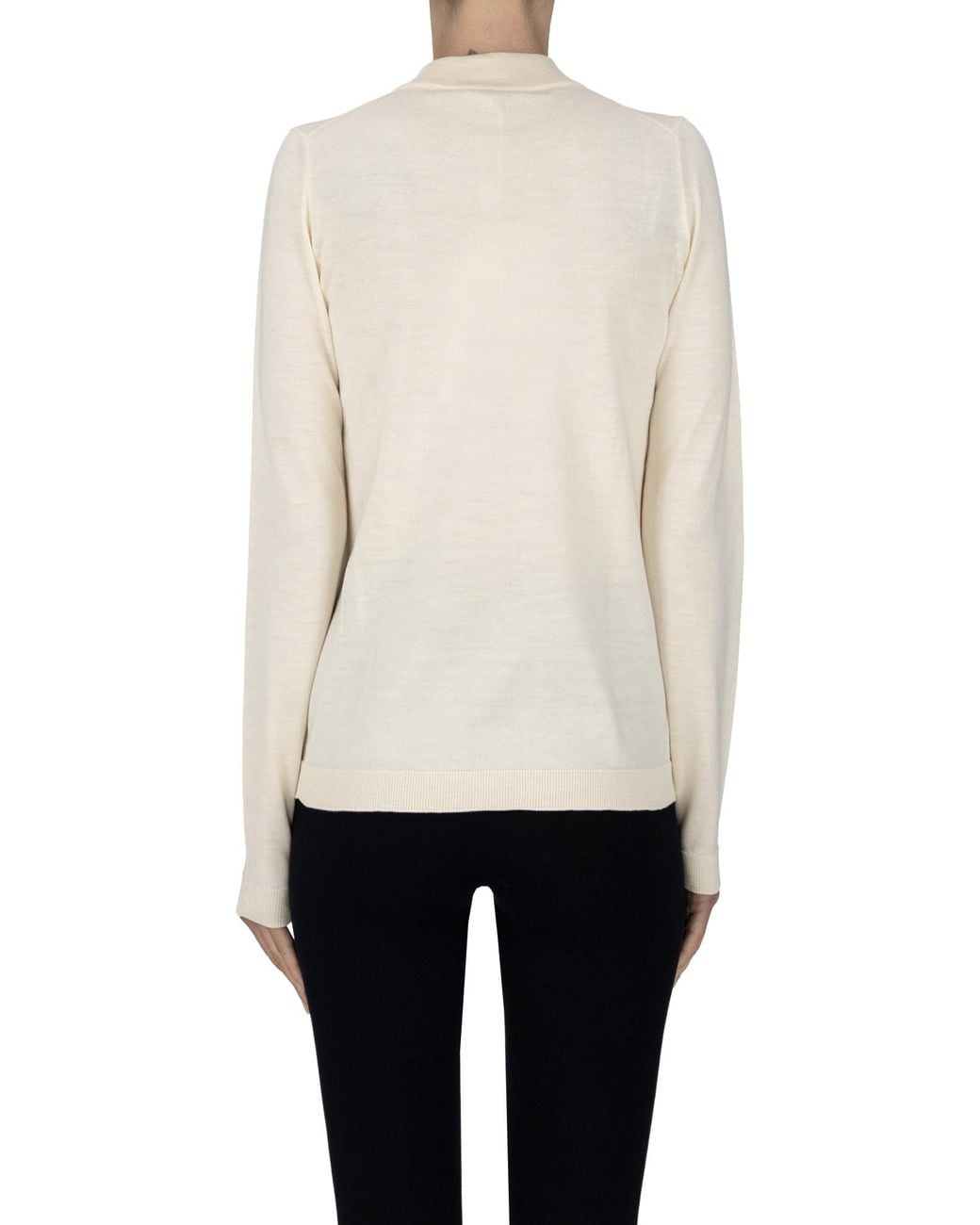 Max Mara White Corinto Pullover