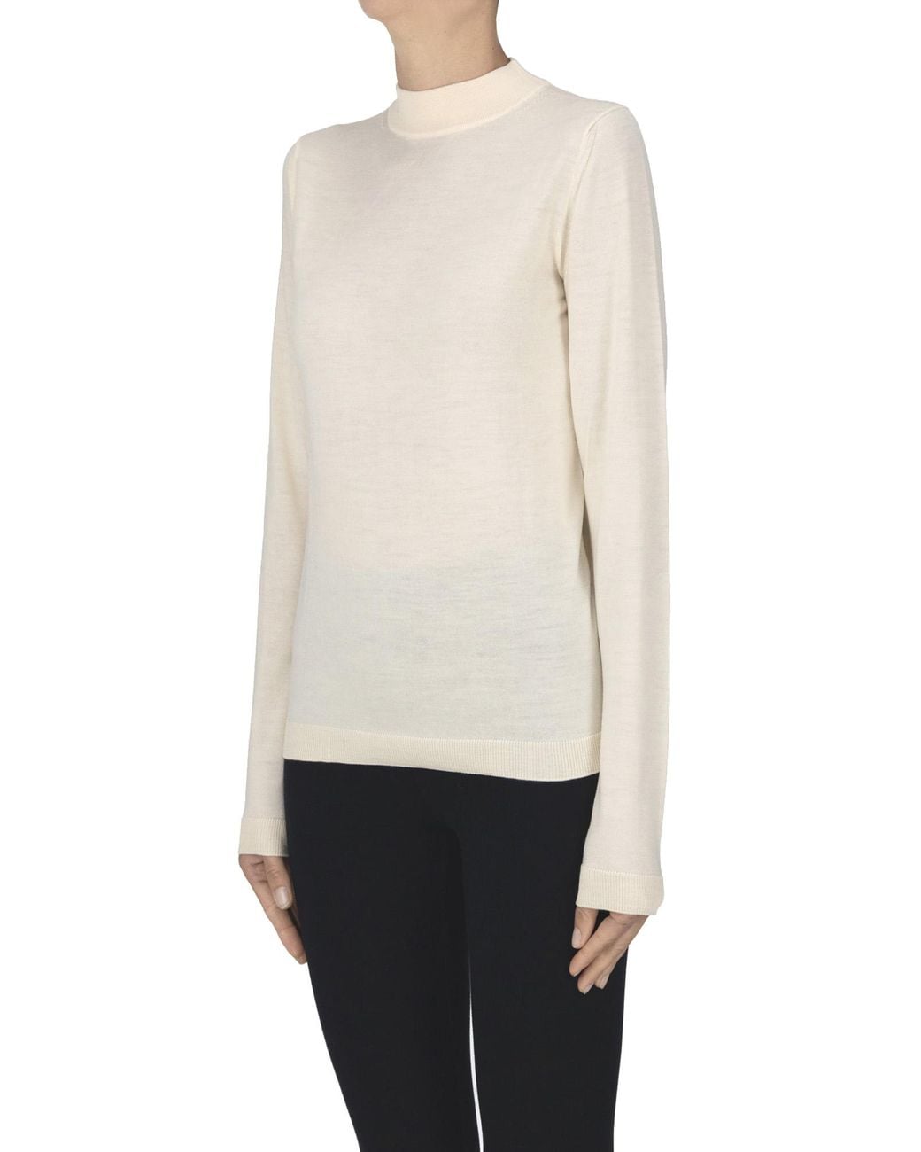 Max Mara White Corinto Pullover