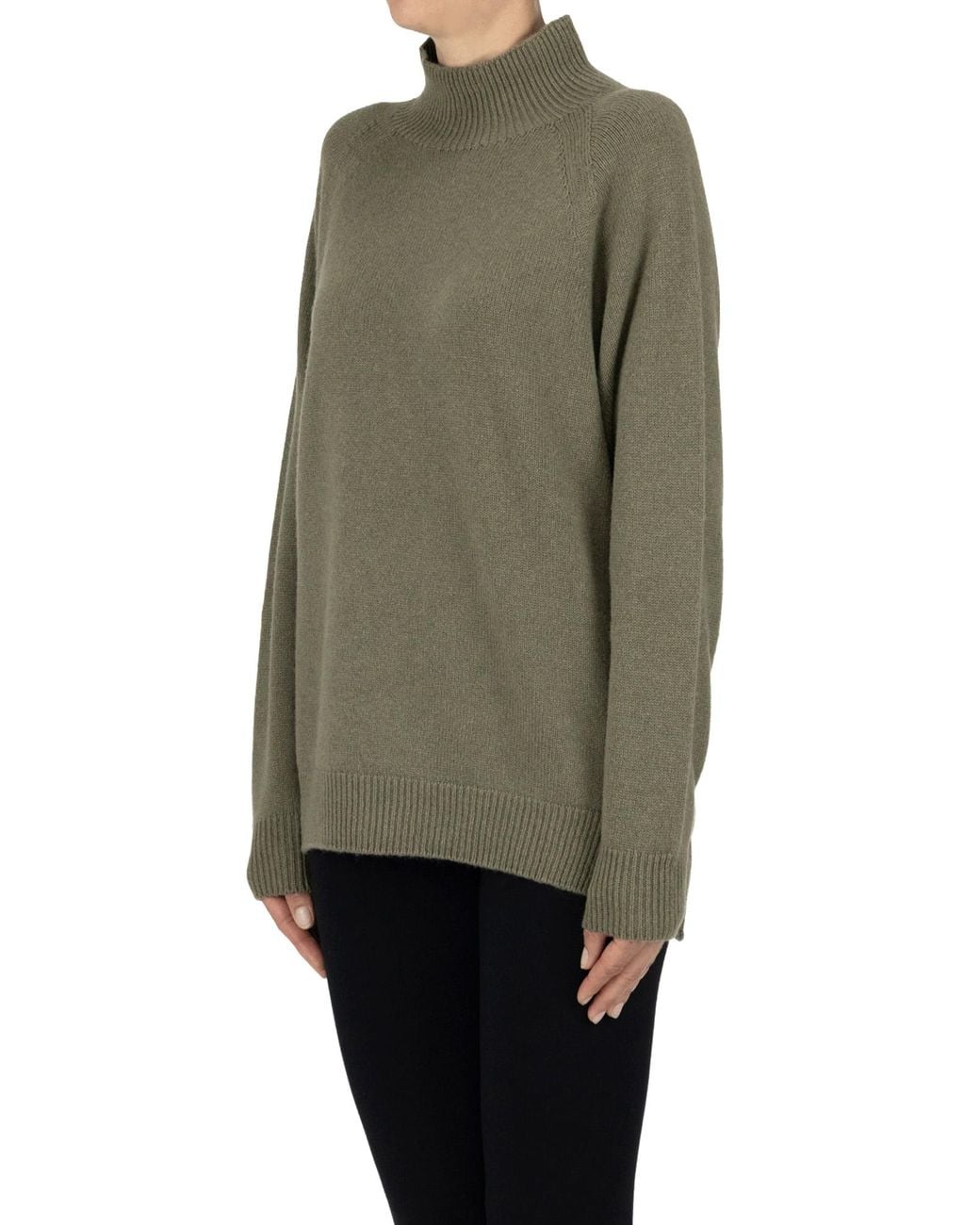 Peserico Green Turtleneck Pullover