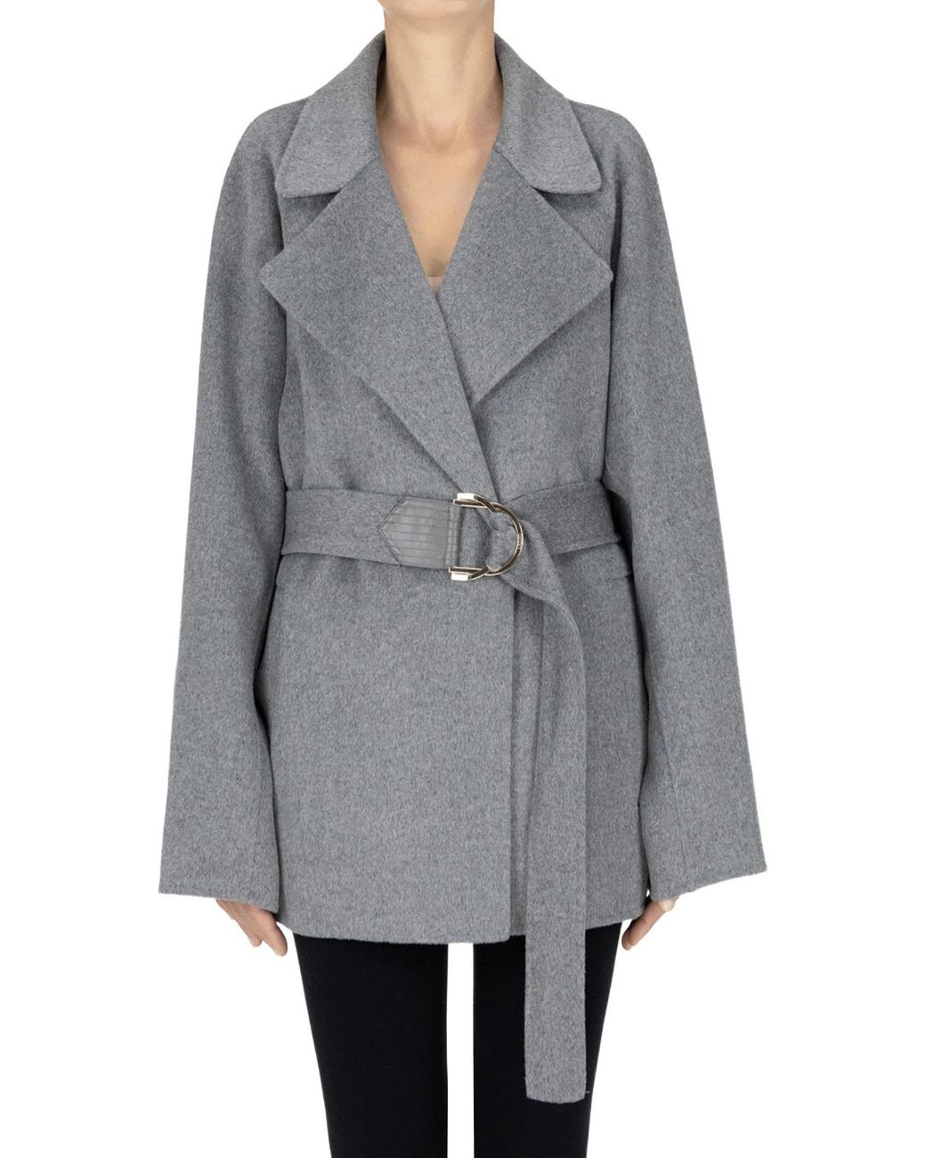 Liu Jo Gray Robe Jacket