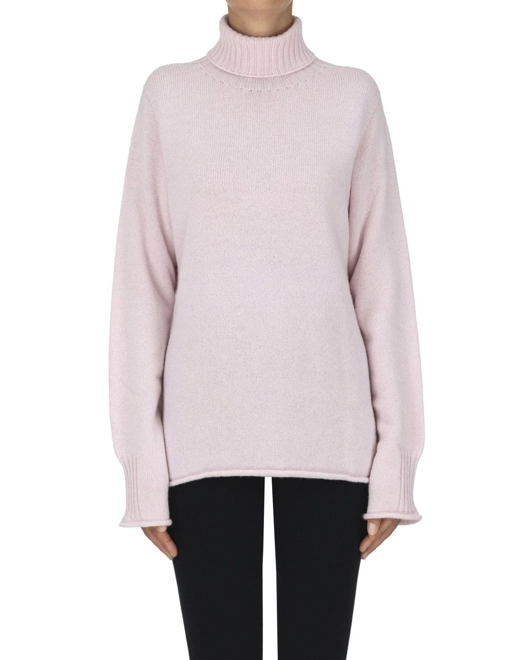 Pullover dolcevita di Vanisé in Pink
