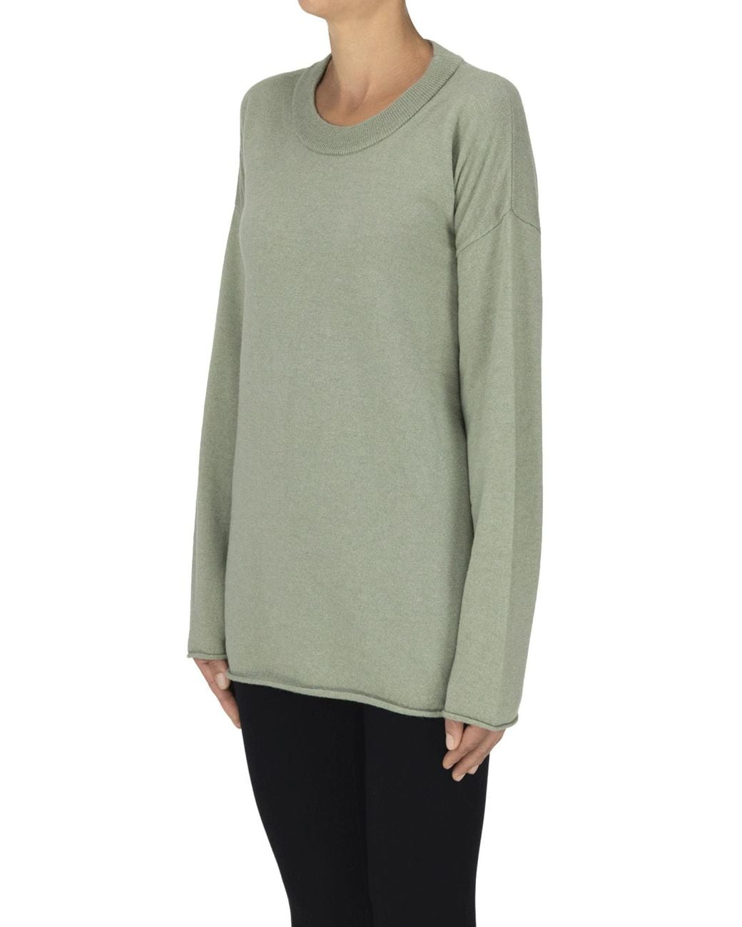 Alpha Studio Green Wide Pullover