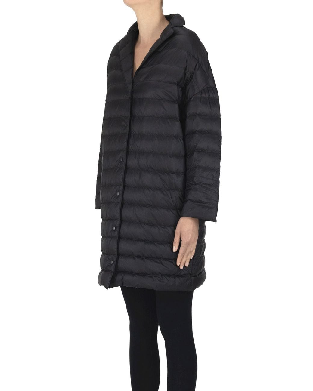 Kiltie Black Quilted Lightweight Down Jacket
